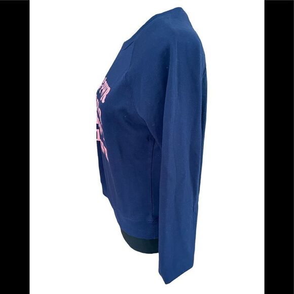 New with tags Rebecca Minkoff navy/pink Girl Power Sweatshirt , size M - Picture 6 of 9